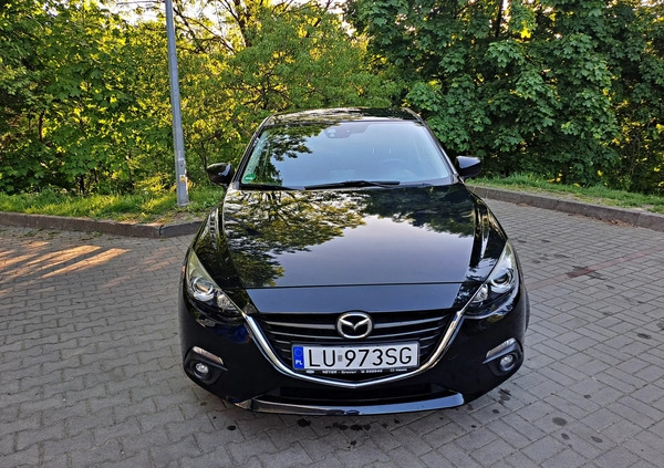 Mazda 3 cena 44900 przebieg: 205000, rok produkcji 2015 z Lublin małe 92